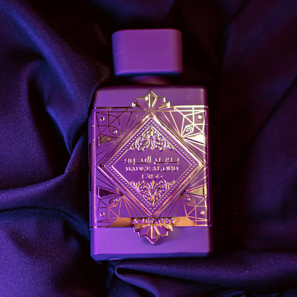 Lattafa Bade'e Al Oud Amethyst Eau De Parfum En Caja De Lujo