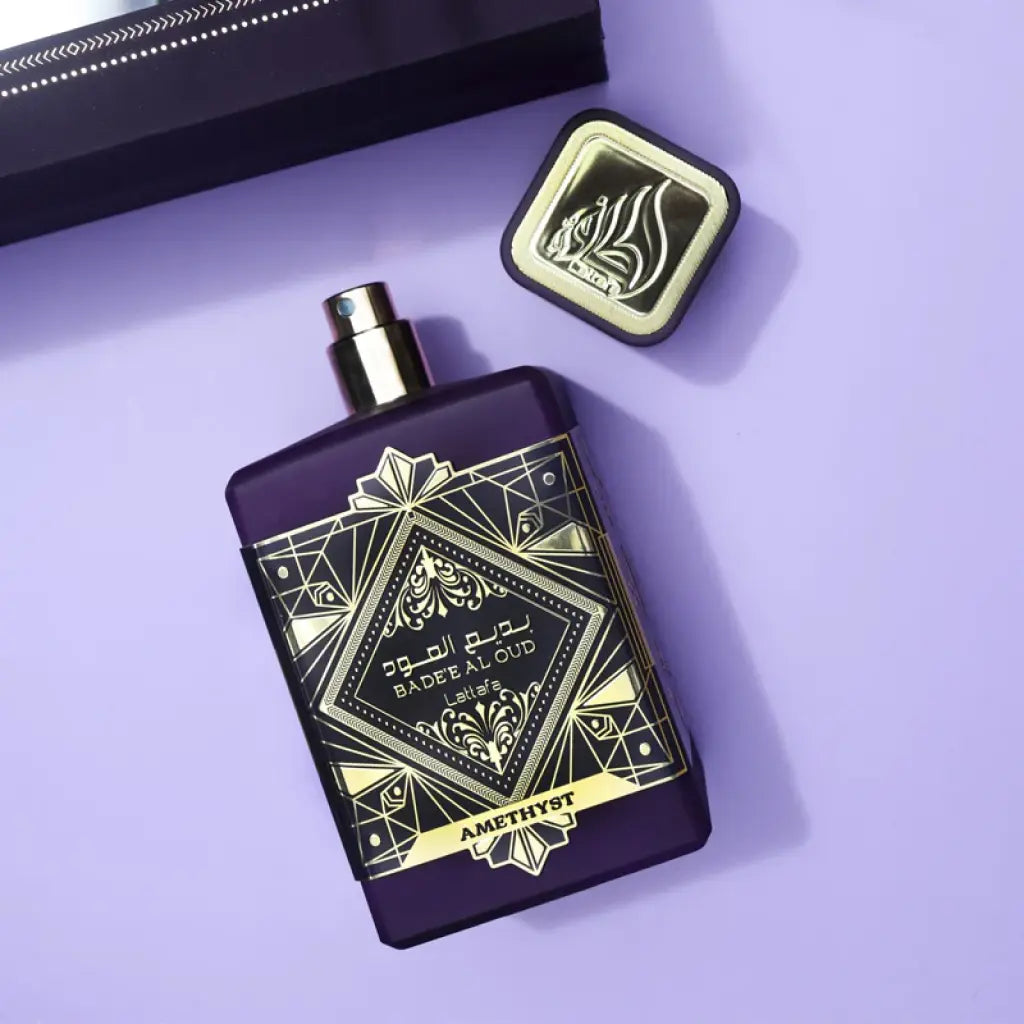 Lattafa Bade'e Al Oud Amethyst Eau De Parfum En Caja De Lujo