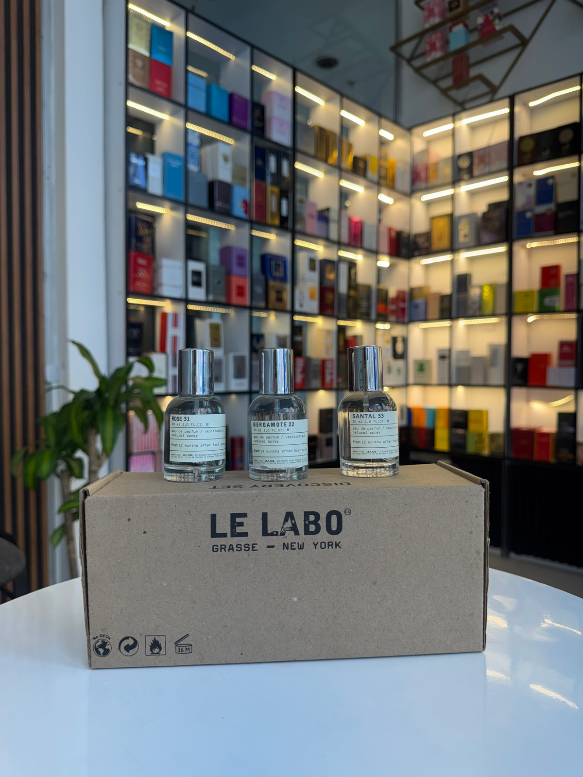 SET x3 LE LABO — SANTAL 33 · BERGAMOTE 22 · ROSE 31