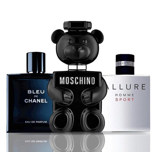 ✨ Combo Toy Boy Moschino + Bleu de Chanel + Sauvage Dior ✨