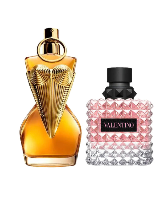 👑 Combo Femenino de Lujo: Valentino Donna Born in Roma + Jean Paul Gaultier Divine