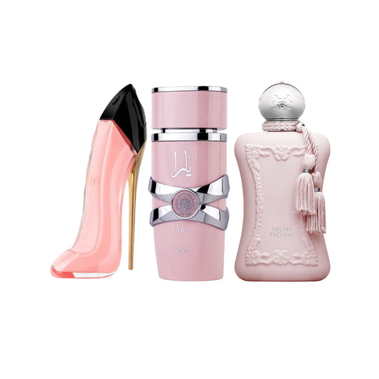 ✨ Combo Yara Lattafa + Good Girl Blush + Delina de Marly ✨