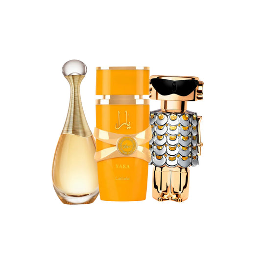 ✨ Combo J’adore Dior + Fame Paco Rabanne + Yara Tous ✨