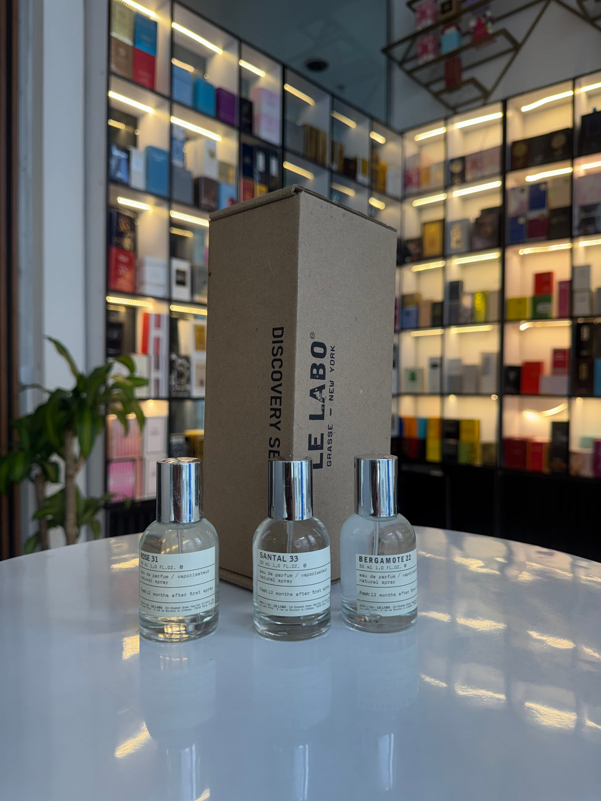 SET x3 LE LABO — SANTAL 33 · BERGAMOTE 22 · ROSE 31